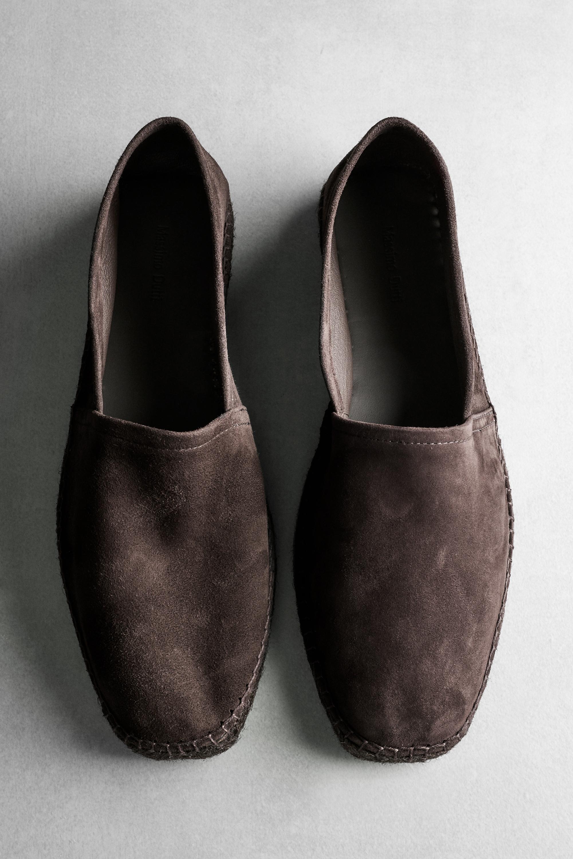 Leather espadrilles